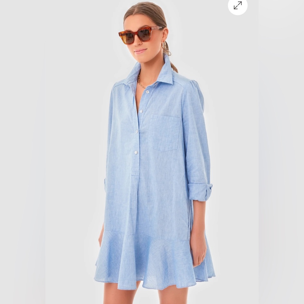 Small Chambray Callahan Shirt Dress